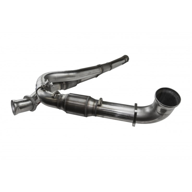 Kooks 1352H220 11-14 fits Ford Raptor SVT 1 3/4in x 3in SS Longtube Headers and 3in SS OEM Exhaust Catted Y Pipe