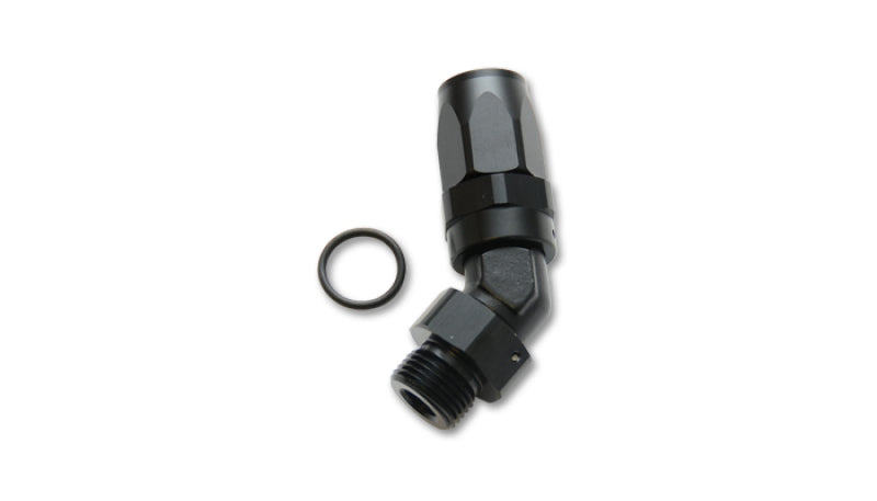 Vibrant 24406 Male -8AN 45 Degree Hose End Fitting - 7/8-14 Thread (10)