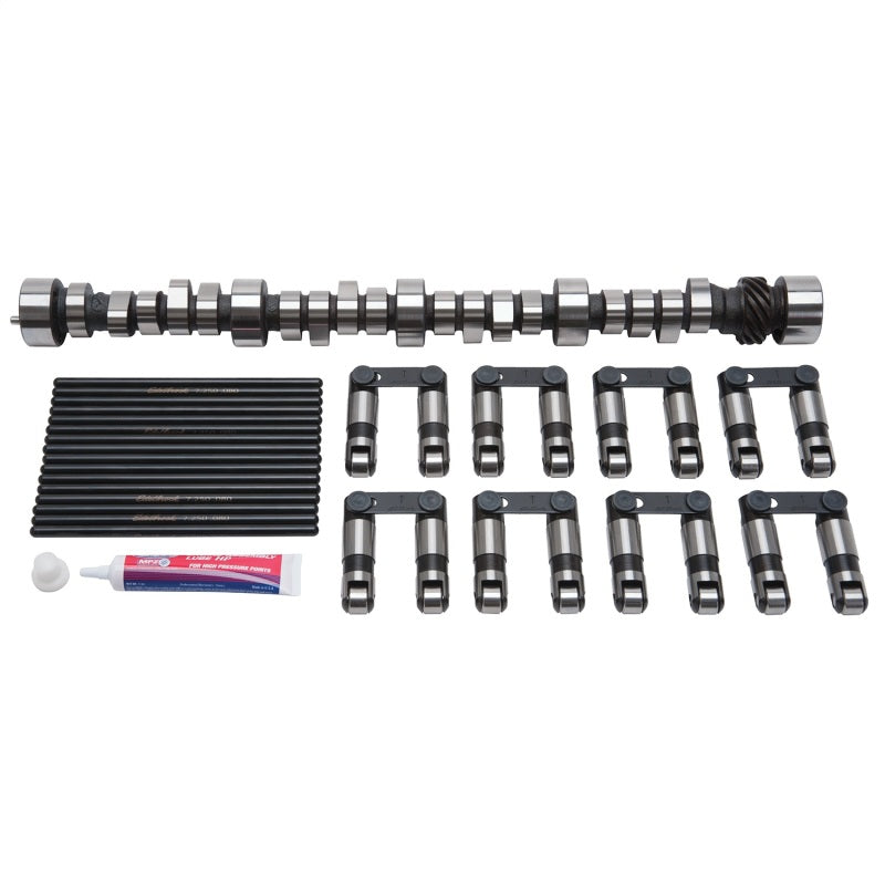 Edelbrock 22085 Camshaft/Lifter/Pushrod Kit Performer Plus Hydraulic Roller fits SBC 57-86