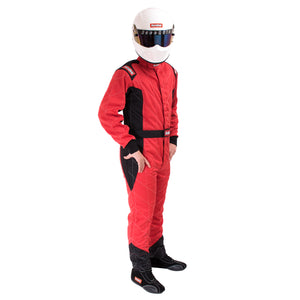 Racequip 91609179 Red Chevron-5 Suit SFI-5 - 2XL