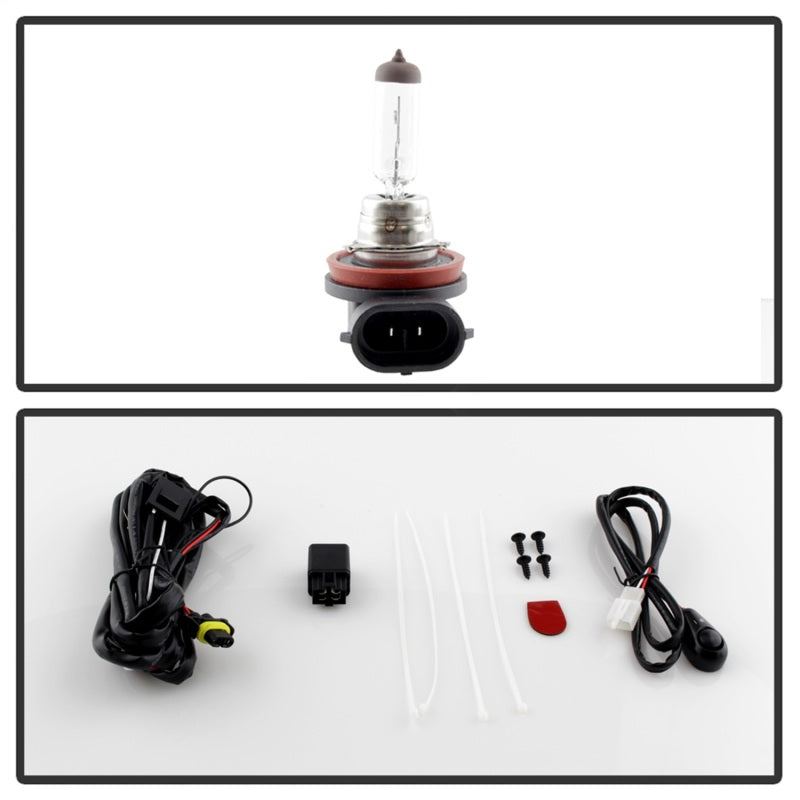 Spyder 5083029 fits Ford 10-12 Mustang OEM Fog Light W/Universal Switch- Clear
