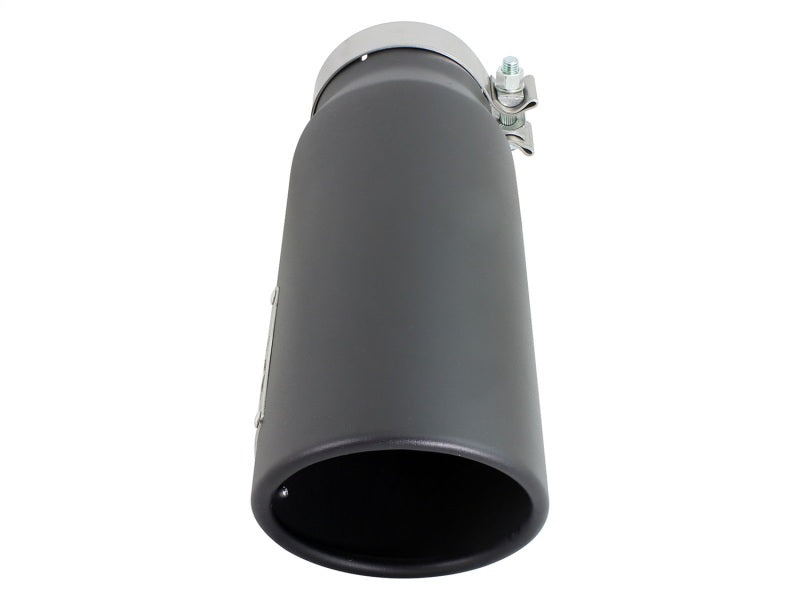 AFE 49T40501-B15 Diesel Exhaust Tip Bolt On Black 4in Inlex x 5in Outlet x 15in