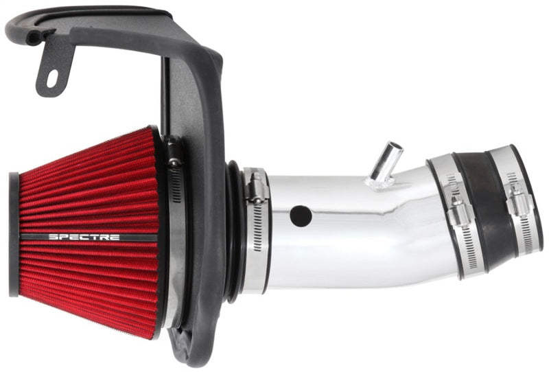 Spectre 9003 11-14 fits Challenger/Charger V8-6.4L F/I Air Intake Kit - Polished w/Red Filter