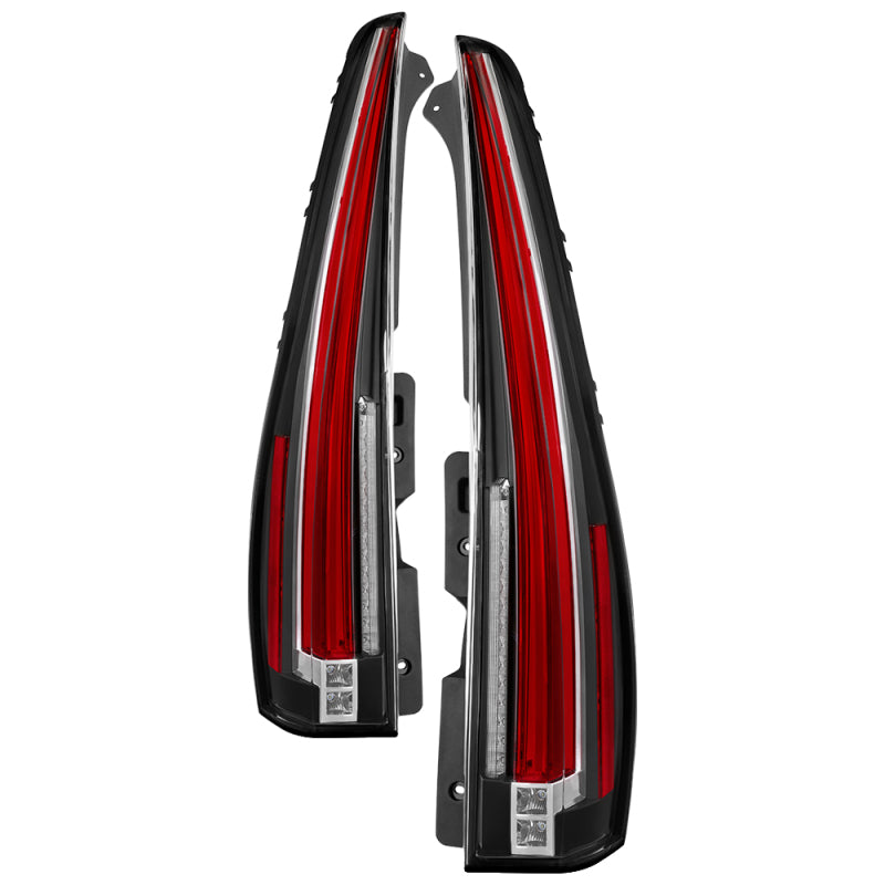 xTune 9039782 07-14 fits Cadillac Escalade Black LED 2in1 Tail Lights - ALT-JH-