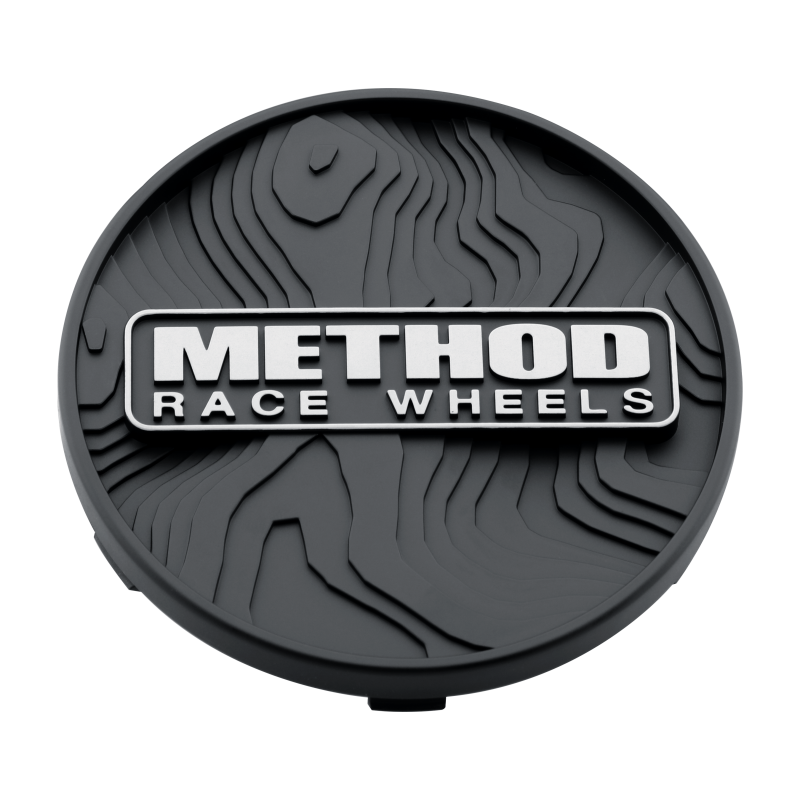 Method CP-TOPO86S-B Race Wheels Top Snap In Center Cap 86 mm - Black