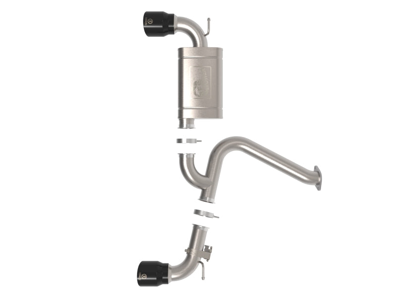 AFE 49-37032-B fits Hyundai Kona N L4 2.0L (t) Takeda 3in SS Axle-Back Exhaust