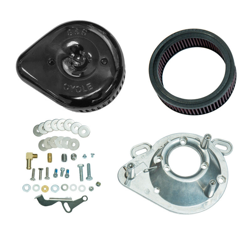 S&S Cycle 170-0771 84-99 BT w/ Super E/G Carb Stealth Air Cleaner Kit w/ Gloss B