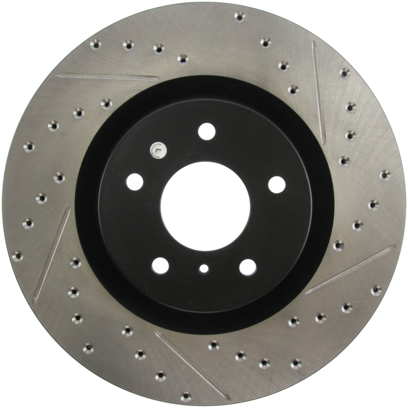 Stoptech 127.42076L Slotted & Drilled Sport Brake Rotor