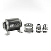 DeatschWerks 8-03-070-005K-10 Stainless Steel 10AN 5 Micron Universal Inline Fuel Filter Housing Kit (70mm)