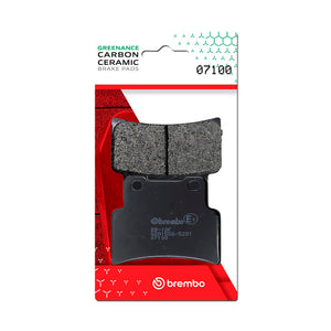Brembo OE 7100 Kymco Xciting/Peugeot Xp Carbon Ceramic Brake Pad - Front