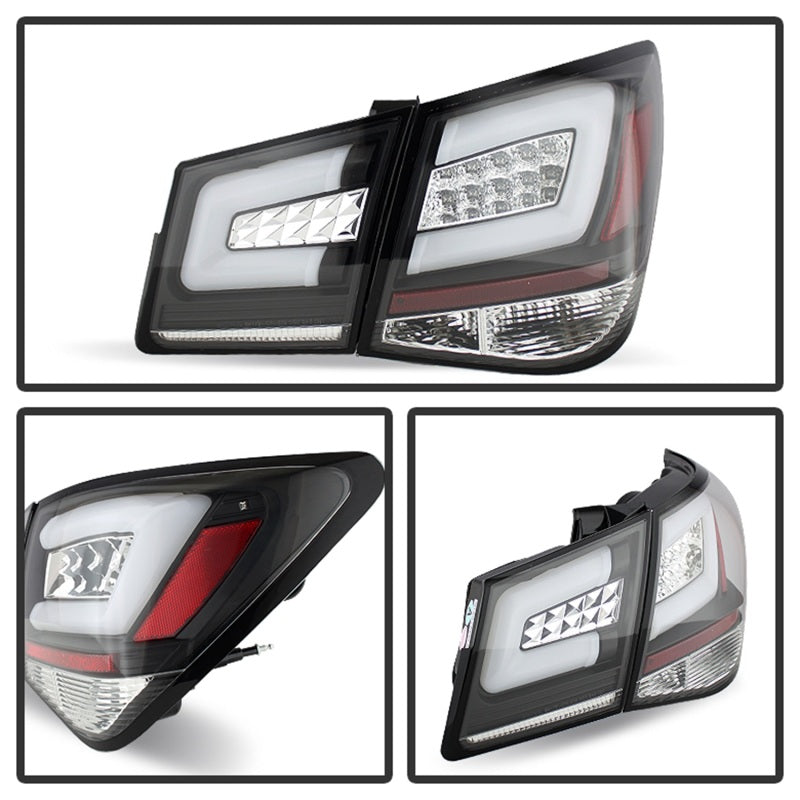 Spyder 5076595 fits Chevy 11-20 Cruze 2014 Light Bar LED Tail Lights Black ALT-