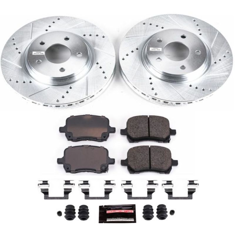 PowerStop K1610 fits Chevrolet 05-06 Cobalt Front Z23 Evolution Sport Brake Kit