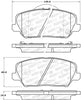 Stoptech 308.1735 Street Brake Pads - Rear