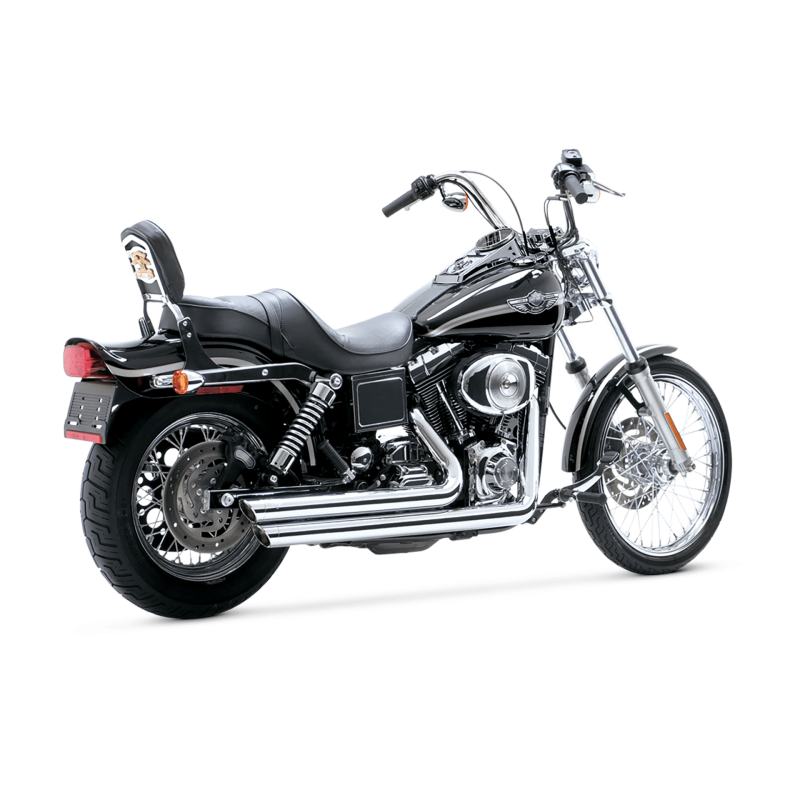 Vance 17341 & Hines 18-22 Harley Davidson Softail/ Bigshots Staggered PCX Full System Exhaust - Chrome