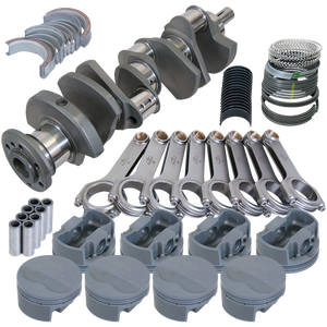 Eagle 515034155 fits Pontiac 455 4.250in Crank 6.800in H-Beam -6cc Flat Top 4.155in Pistons Rotating Assembly