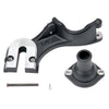 Edelbrock 11463 Generator Offset Kit fits Ford Flathead49-53 Satin Black
