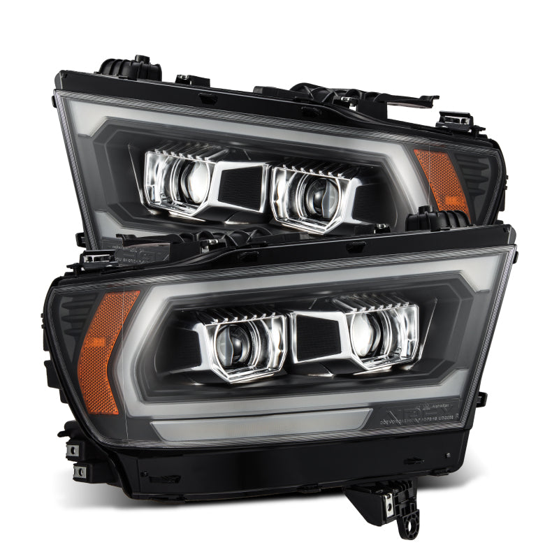 AlphaRex 880574 19-22 fits Dodge Ram 1500 PRO-Series Projector Headlights Bla