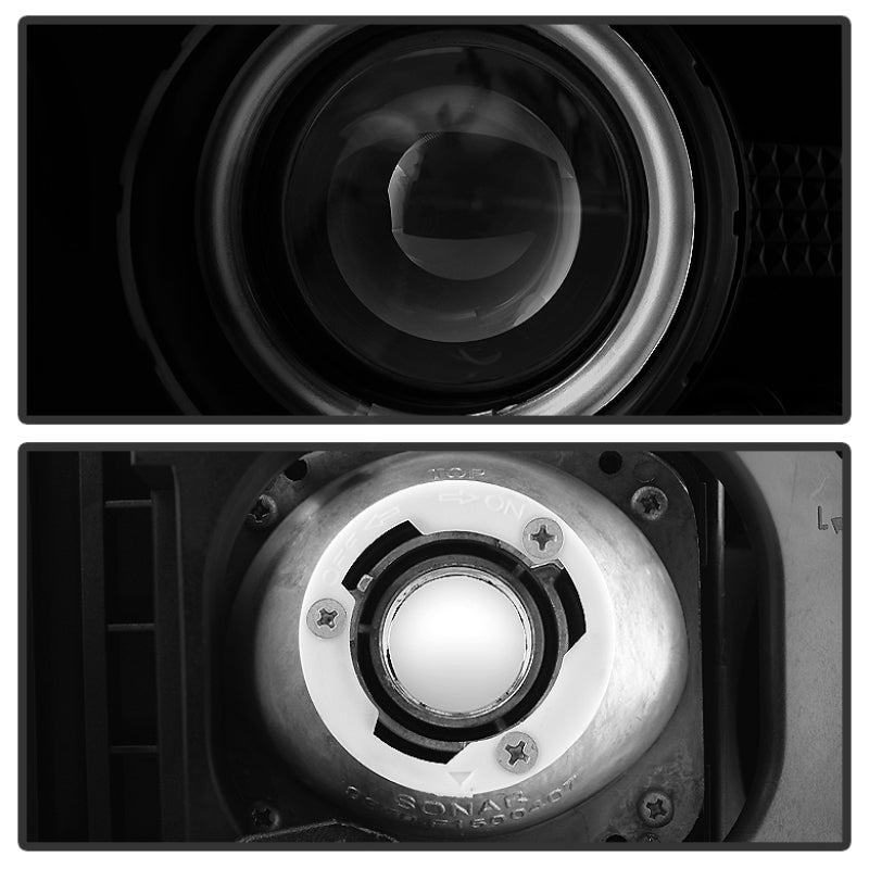 Spyder 5078704 fits GMC 99-06 Sierra 1500/2500 Projector Headlights CCFL Halo L