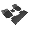 3D L1HY12501509 Maxpider 22-23 fits Hyundai Ioniq 5 Kagu Floor Mat- Black R1 R2