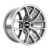 BBS TS-P 17x9in - 6x139.7 - 106.1 CB - ET0 - Satin Silver Wheel