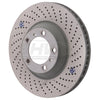 SHW Performance PFR31005 SHW 09-13 fits Porsche 911 Turbo w/Center Lock w/o Ceramic Brake Right Frt Drill-Dimp Rotor (99735140602)