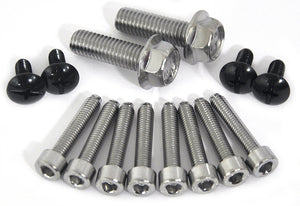 Cycra 1CYC-1006-02 Replacement Hardware Series 1 - Black/Silver