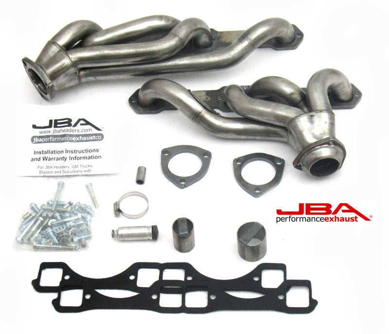 JBA 1830S-6 GM Truck 265-400 Carbureted w/A.I.R. 1-5/8in Primary Raw 409SS Cat4Ward Header