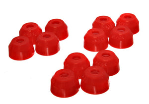 Energy Suspension 9.13121R Tie-Rod End Boot - Round (12) - Red