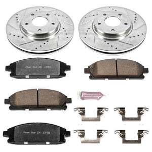 PowerStop K150-36 04-09 fits Nissan Quest Front Z36 Truck & Tow Brake Kit