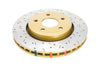 DBA 06-10 Jeep Commander Front 4000 Series Drilled & Slotted Rotor
