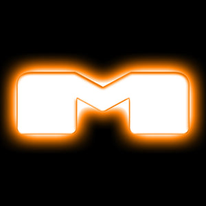 ORACLE Lighting 3140-M-005 Universal Illuminated LED Letter Badges - Matte Wht Surface Finish - M