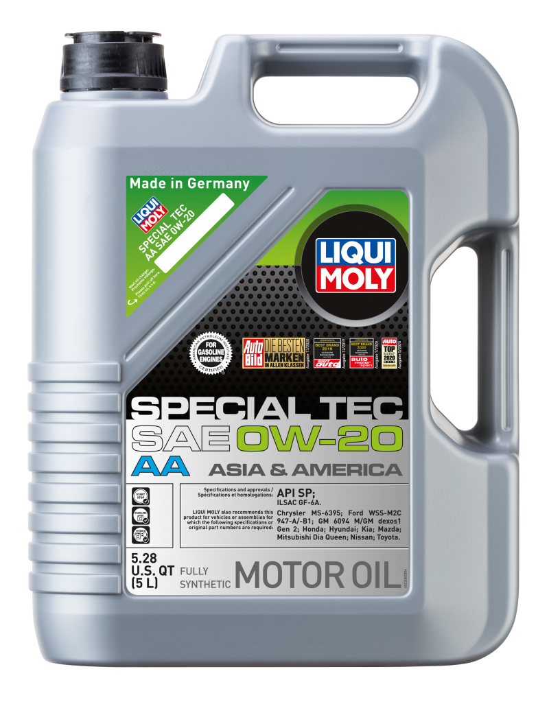 LIQUI MOLY 2208 5L Special Tec AA Motor Oil SAE 0W20