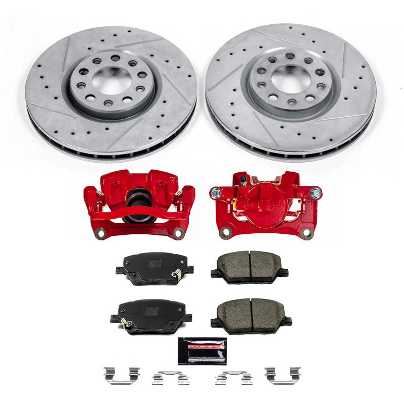 PowerStop KC7299 fits Fiat 16-18 500X Front Z23 Evolution Kit w/Calipers