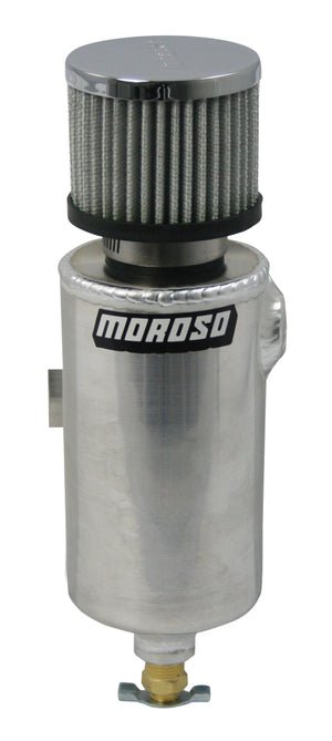 Moroso 85462 Breather Tank/Catch Can - 3/8in NPT Female Fitting - Roll Bar Mount