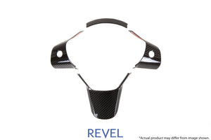 Revel 1TR4GT1AX01 GT Dry Carbon Steering Wheel Insert Covers fits Tesla Model 3