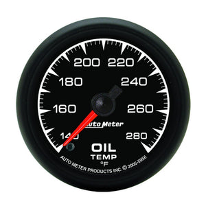 AutoMeter 5956 Autometer ES 52.4mm 140-280 Degree F Oil Temprature Gauge