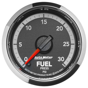 AutoMeter 8561 Autometer Factory Match 52.4mm Full Sweep Electronic 0-30 PSI Fuel Pressure Gauge fits Dodge 4th Gen
