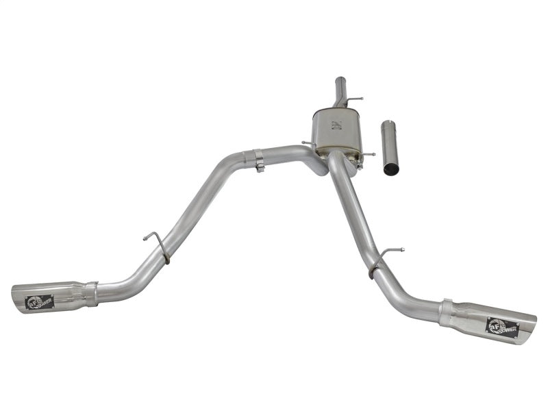 AFE 49-44071-P orce-Xp 3in CB SS Dual Exhaust w/Polished Tips 09-16 fits GM Sil
