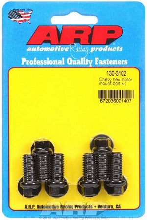 ARP 130-3102 fits Chevy V8 Motor Mount to Block Bolt Kit - 6pt.