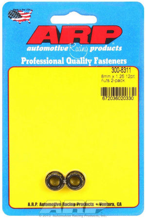 ARP 300-8311 8mm x 1.25 12pt. Nuts (2)