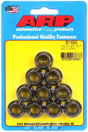 ARP 301-8342 1/2-13 12pt Nut Kit 10pk