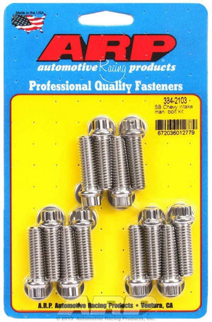 ARP 334-2103 fits SBC Intake Bolt Kit