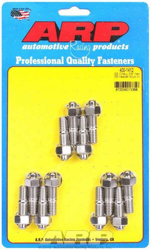 ARP 400-1412 S/S Header Stud Kit - 3/8 x 1.670 OAL (12)