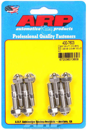 ARP 400-7603 S/S Valve Cover Stud Kit 6pt. (8)