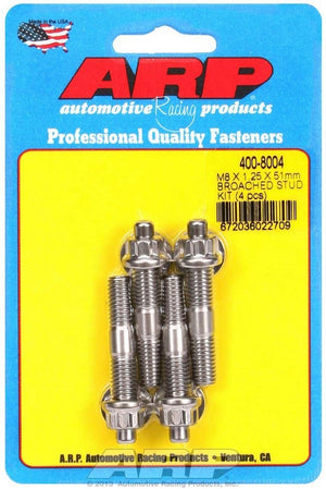 ARP 400-8004 S/S Stud Kit - (4) M8 x 1.25in x 51mm