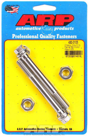 ARP 430-3105 fits Chevy S/S Motor Mount to Frame Bolt Kit - 6pt.
