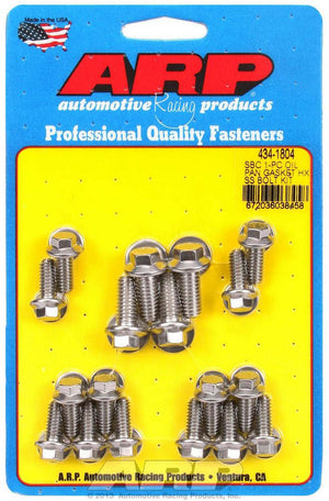 ARP 434-1804 fits SBC S/S Oil Pan Bolt Kit