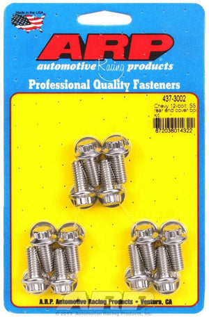 ARP 437-3002 S/S Rear End Cover Bolt Kit - 12-Bolt fits Chevy
