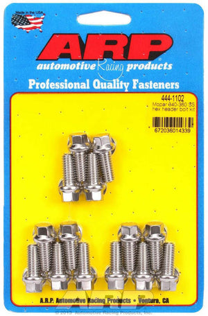 ARP 444-1102 S/S Header Bolt Kit - 5/16 x .750 UHL (14)