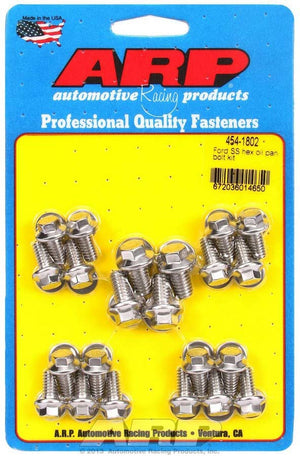 ARP 454-1802 fits Ford S/S Oil Pan Bolt Kit 6pt.